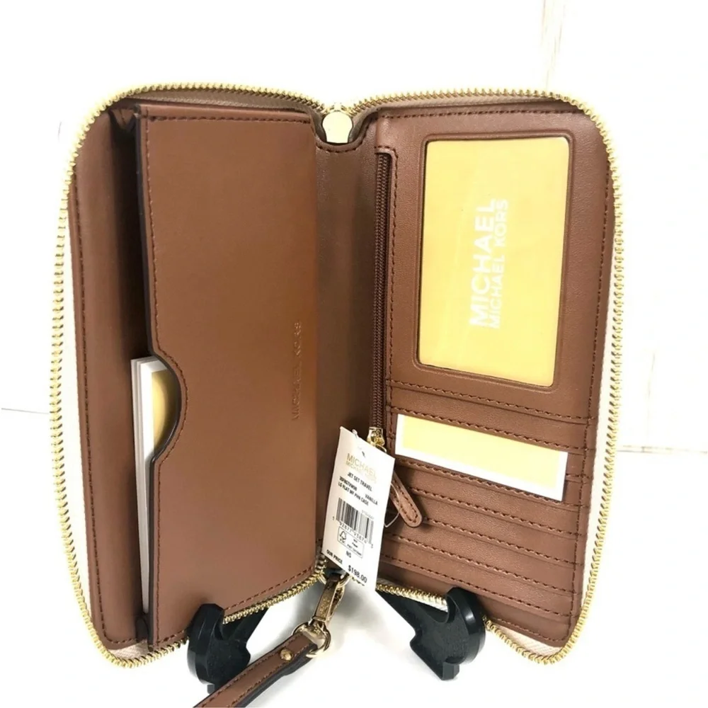 Michael Kors Large Flat Phone Case Wallet Wristlet